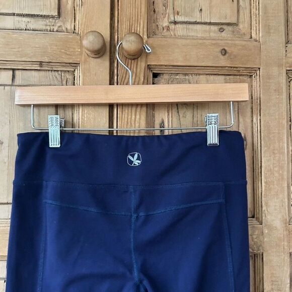 Carve Designs Womens Size Small Navy Blue Cropped Leggings Workout Casual Pullon - Picture 7 of 9